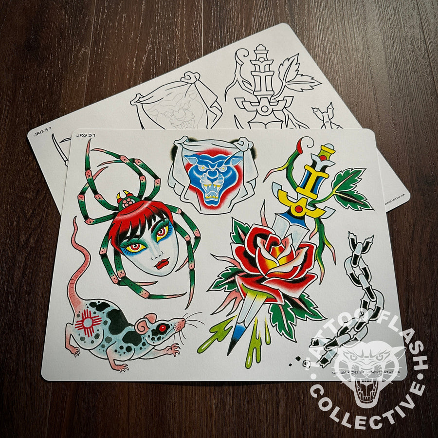 John Glessner Flash John Glessner Tattoo Flash #31