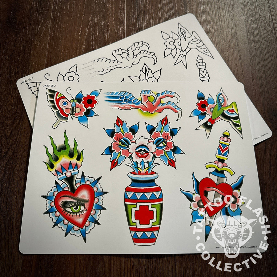 John Glessner Flash John Glessner Tattoo Flash #37