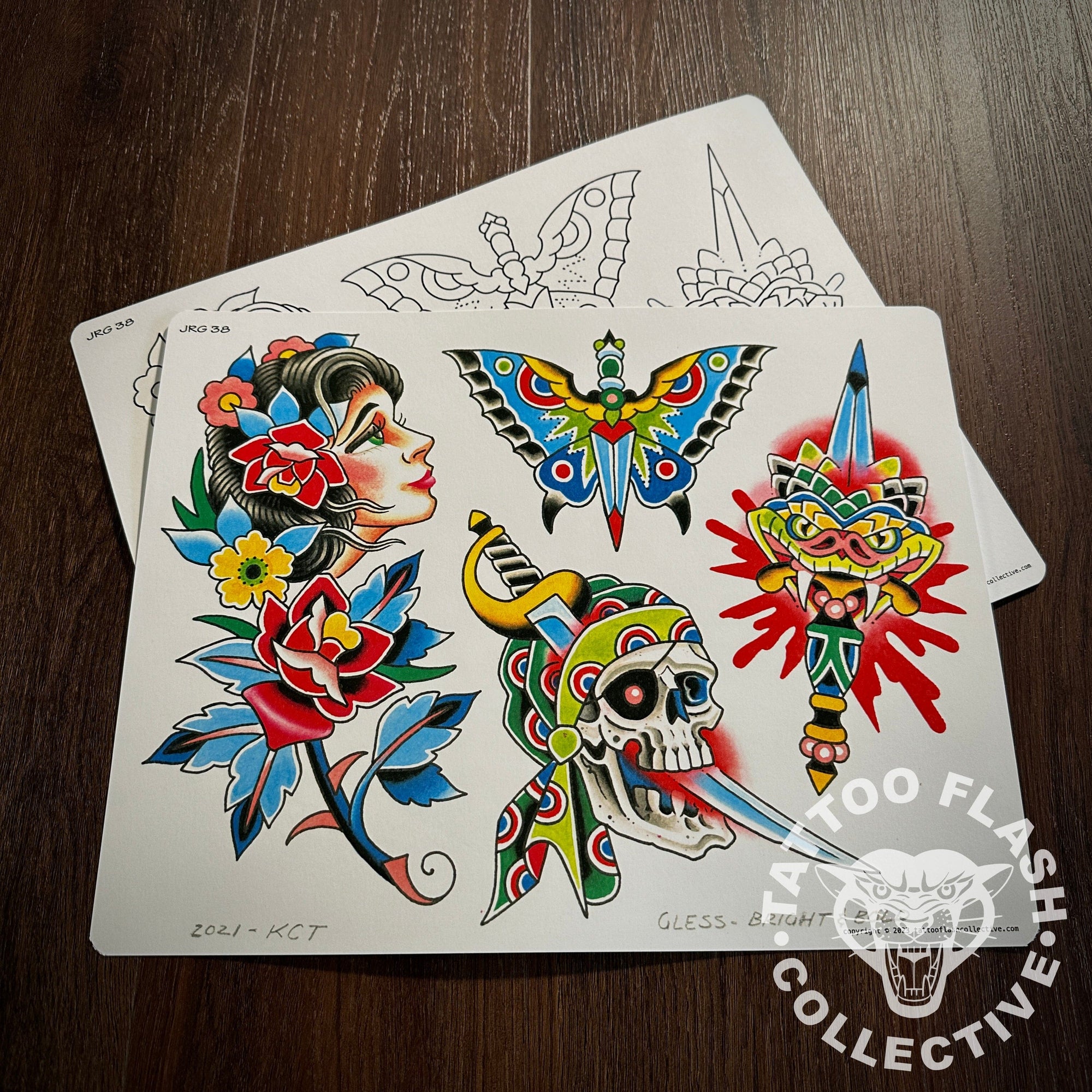 John Glessner Flash John Glessner Tattoo Flash #38