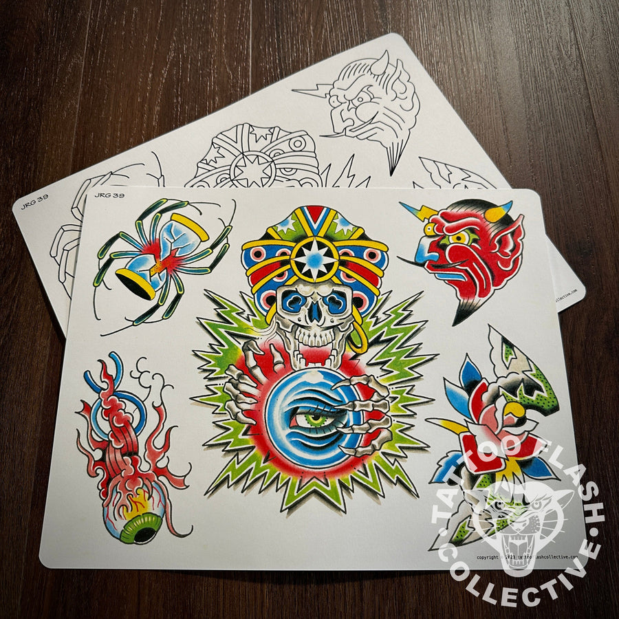 John Glessner Flash John Glessner Tattoo Flash #39