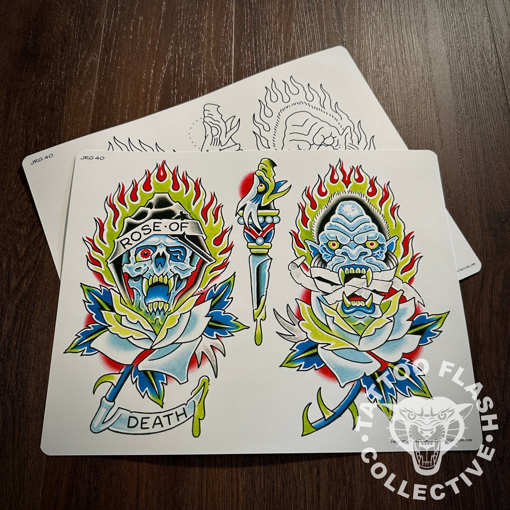 John Glessner Flash John Glessner Tattoo Flash #40