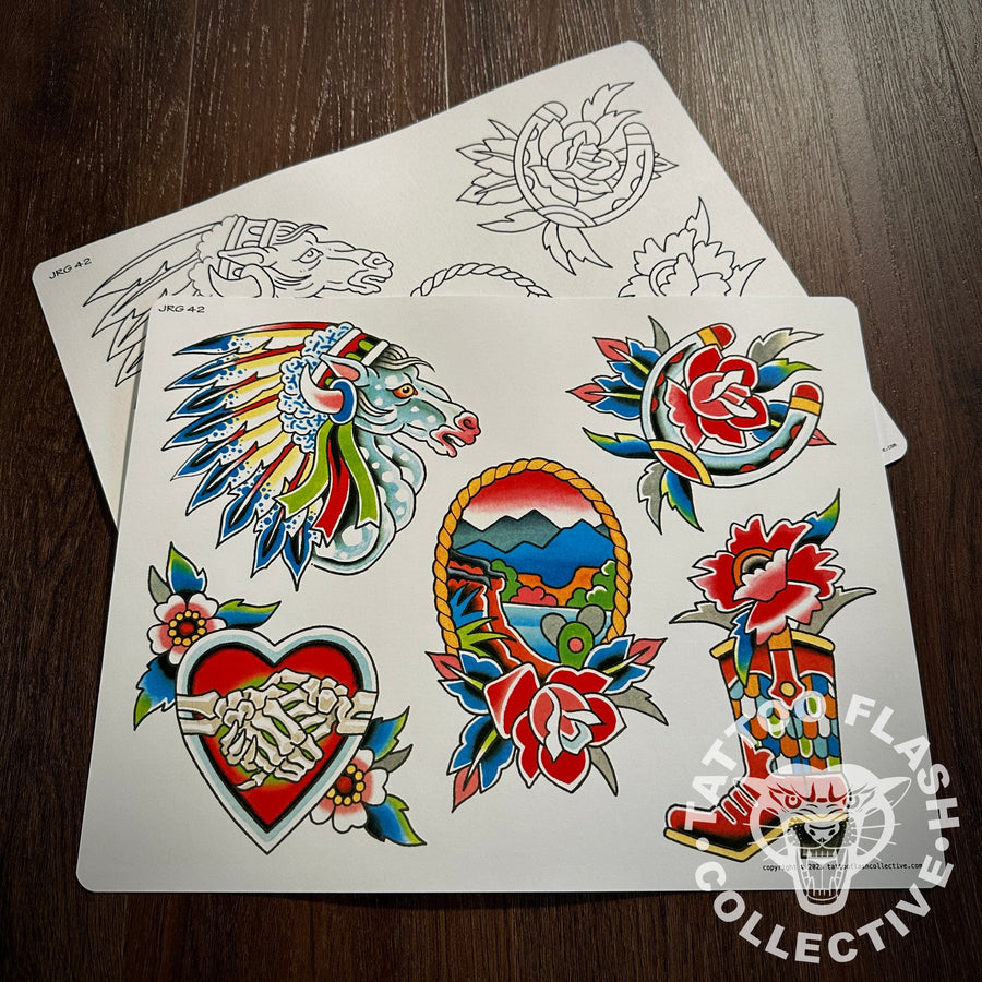 John Glessner Flash John Glessner Tattoo Flash #42