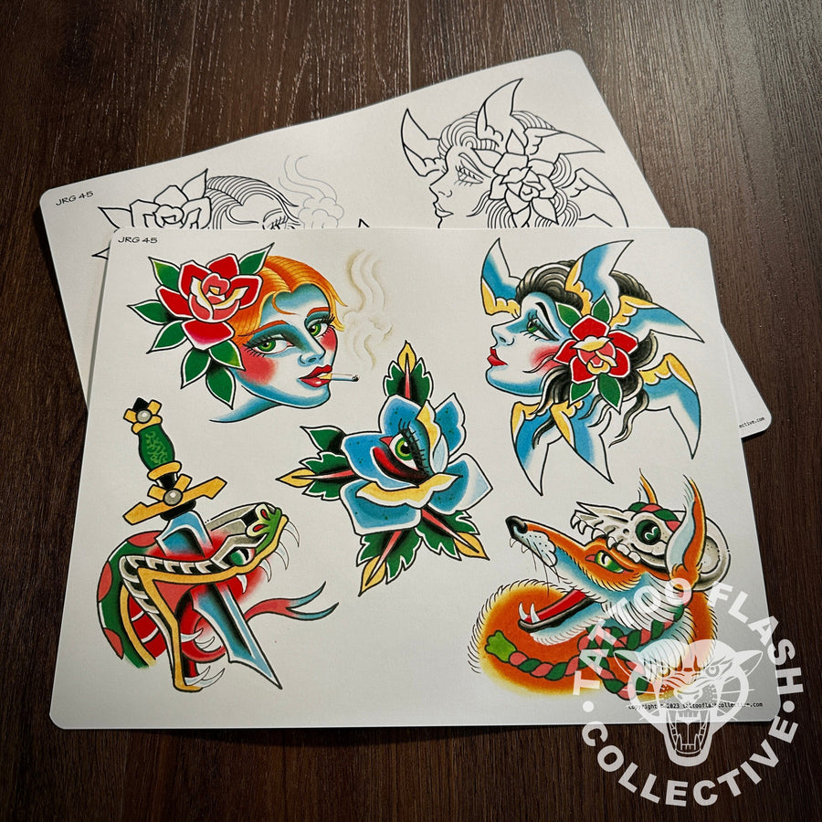 John Glessner Flash John Glessner Tattoo Flash #45