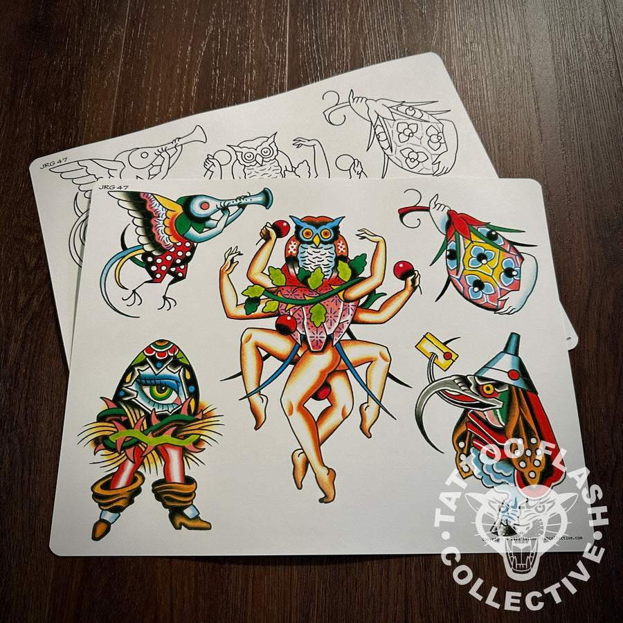 John Glessner Flash John Glessner Tattoo Flash #47