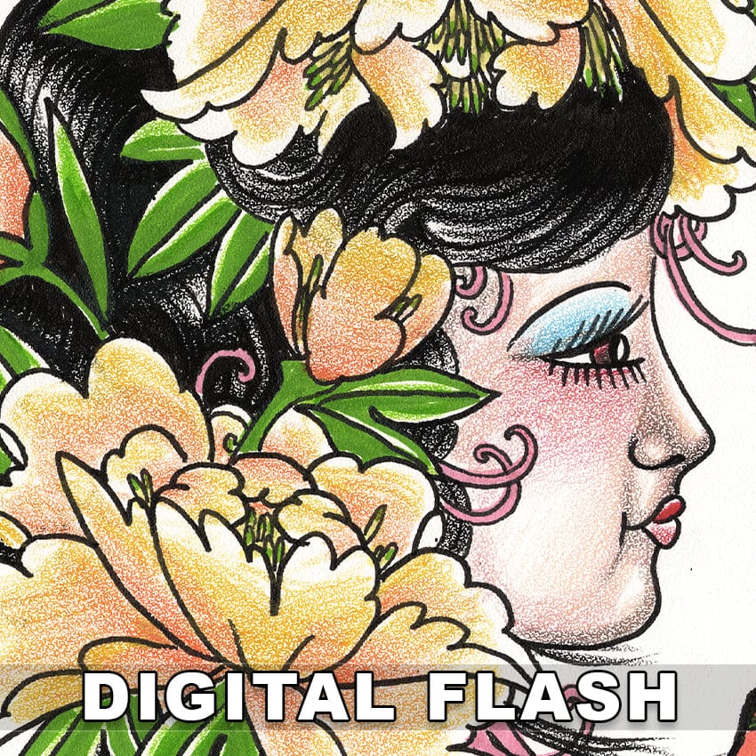 JoJo Ackermann digital download JoJo Ackermann Digital Tattoo Flash  #01-#05