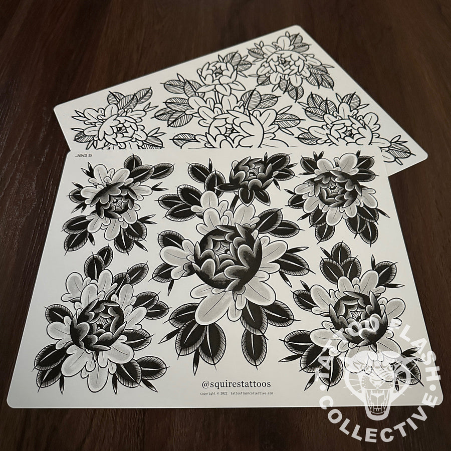 Jon Squires Flash Jon Squires Tattoo Flash #05