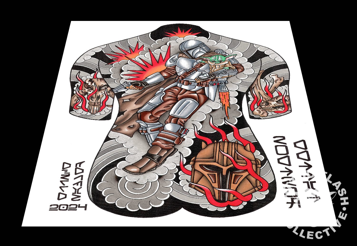 Jordan Ocello prints 12"x16" Jordan Ocello Tattoo Print #01- 12"x16" and 18"x24"