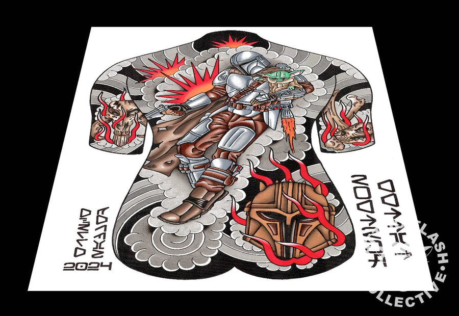 Jordan Ocello prints 12"x16" Jordan Ocello Tattoo Print #01- 12"x16" and 18"x24"