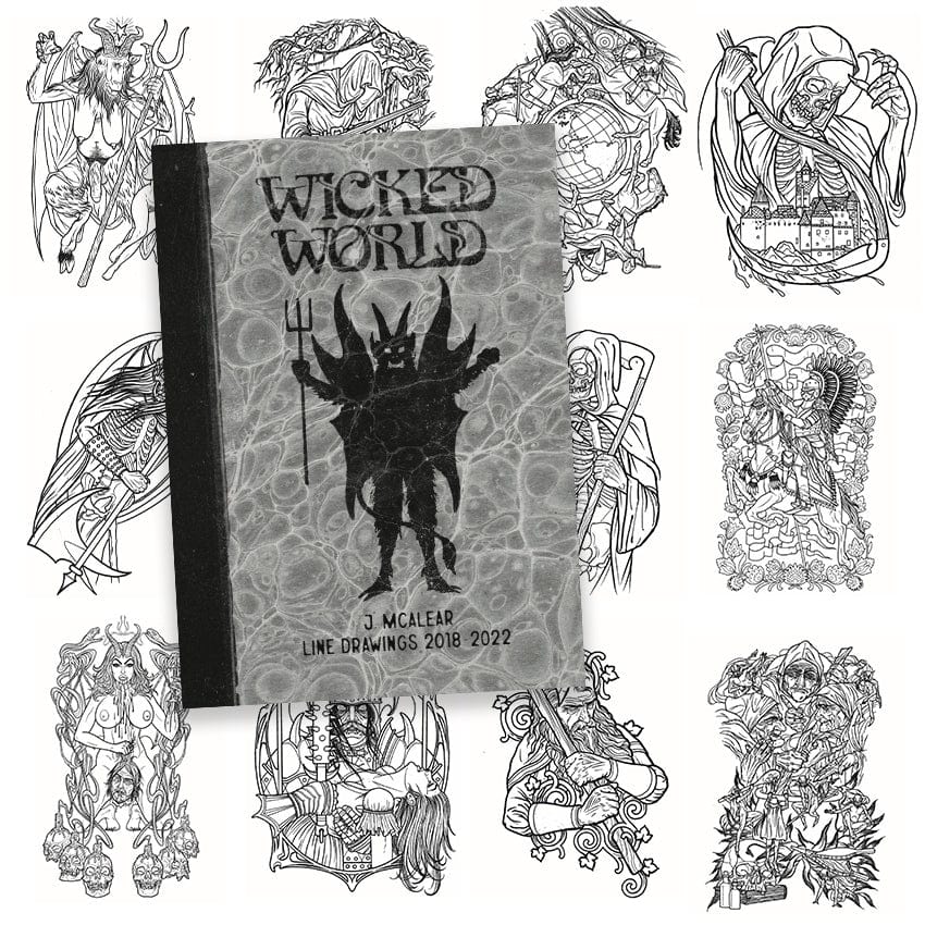 Josh McAlear Books Josh McAlear- Wicked World (Scratch & Dent)