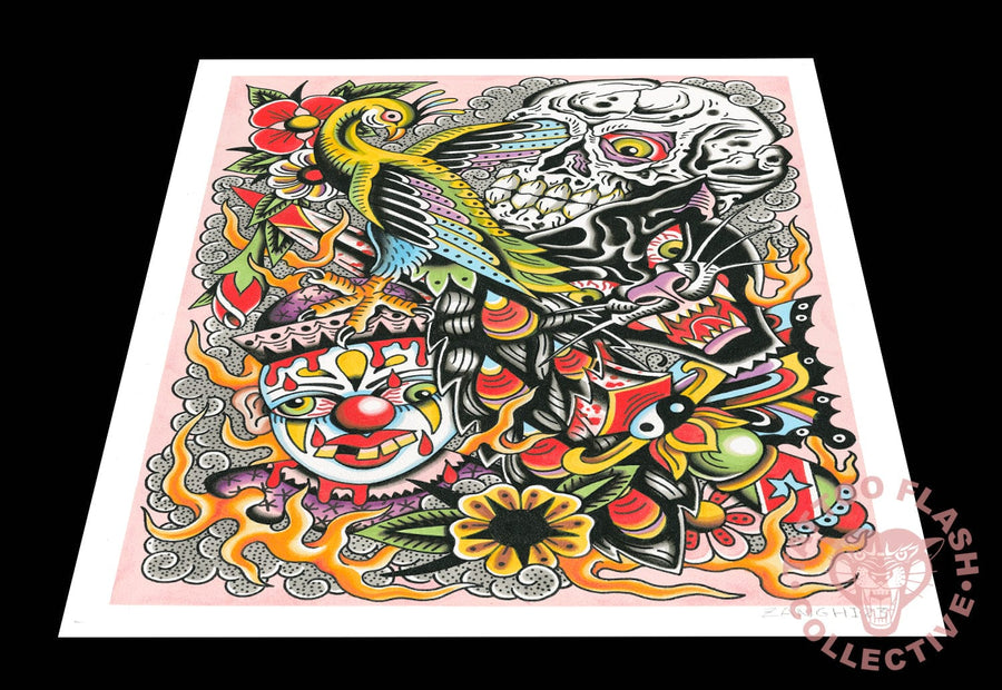 Justin Zanghi prints 12"x16" Justin Zanghi Print #3 12"x16" and 18"x24"