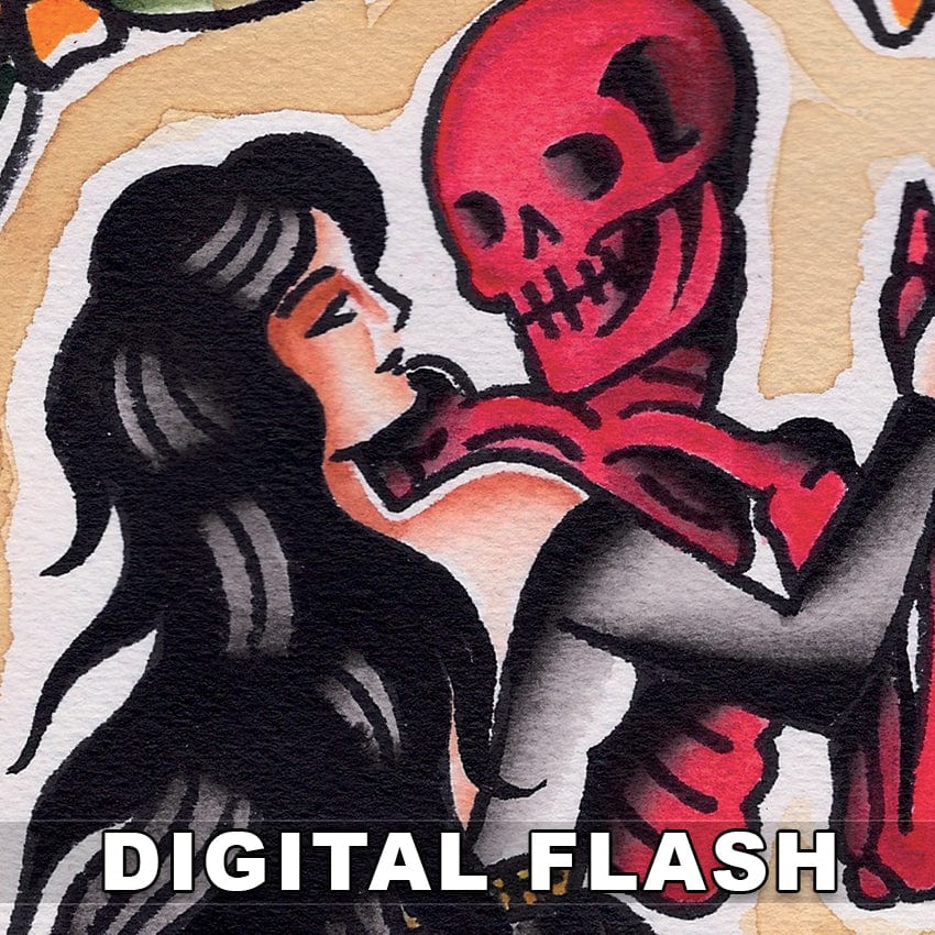 Kate Collins digital download Kate Collins Digital Tattoo Flash #05-#08