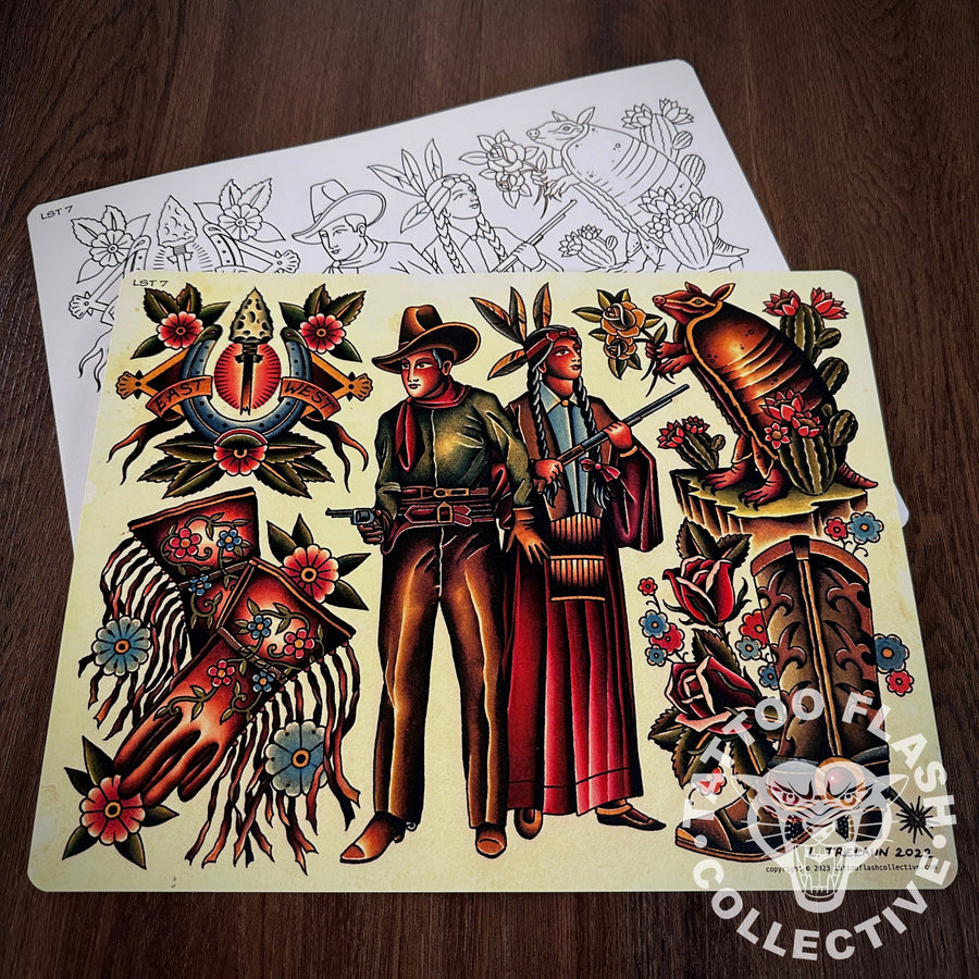 Laurent Trelaun Flash Laurent Trelaun Tattoo Flash #07