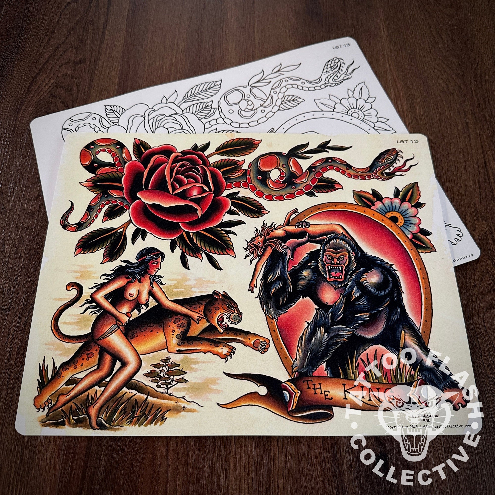 Laurent Trelaun Flash Laurent Trelaun Tattoo Flash #13