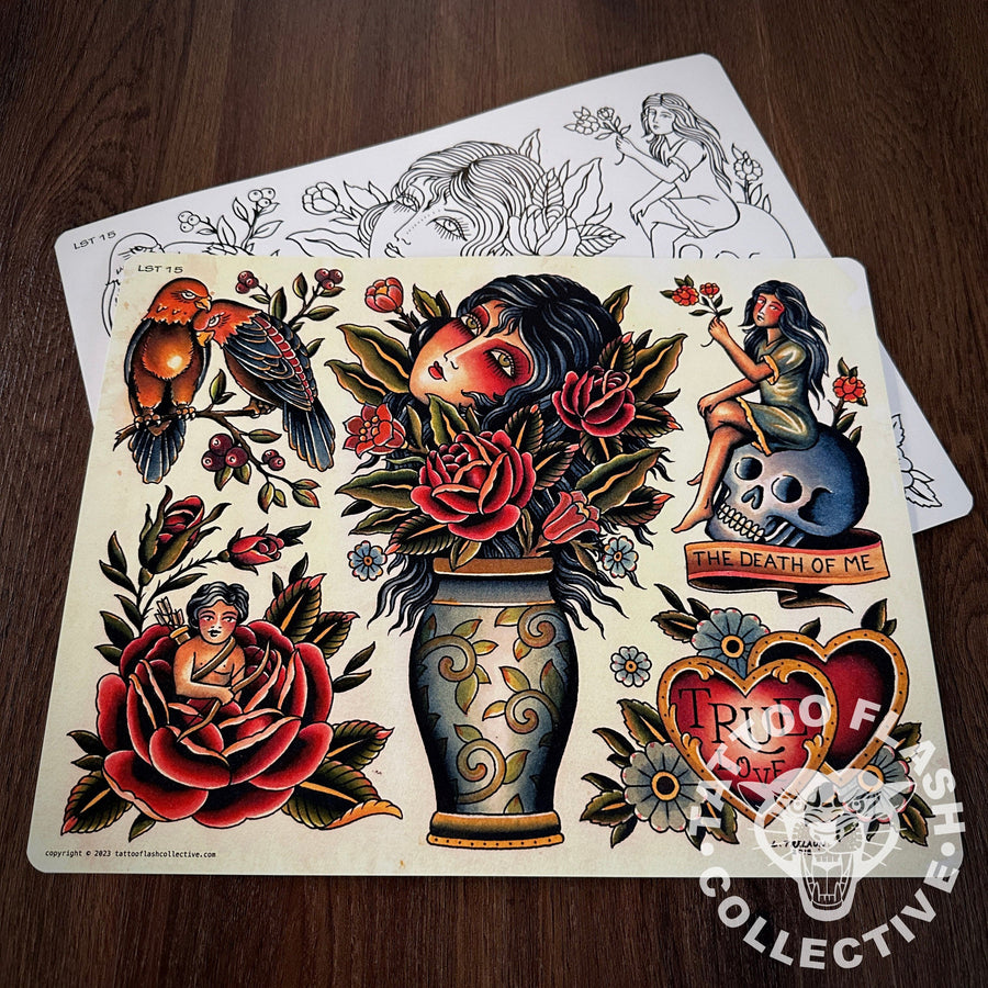 Laurent Trelaun Flash Laurent Trelaun Tattoo Flash #15