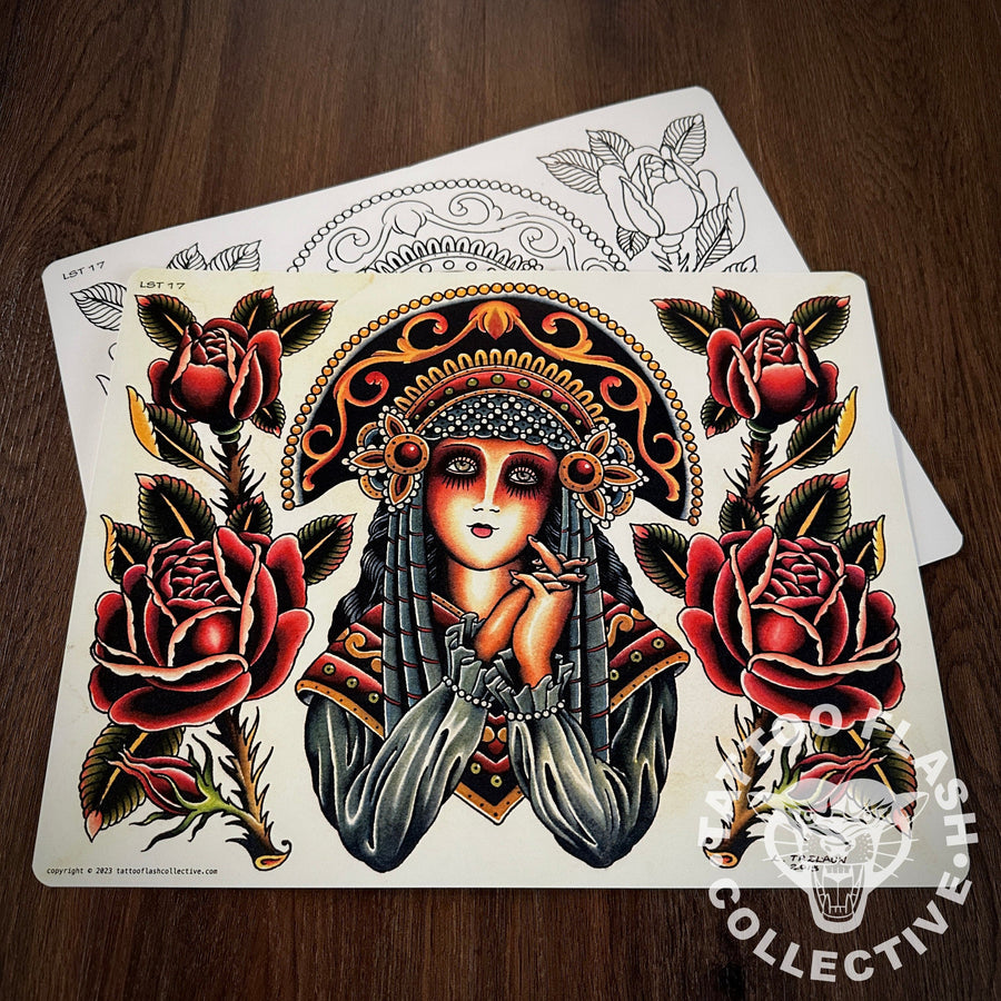 Laurent Trelaun Flash Laurent Trelaun Tattoo Flash #17