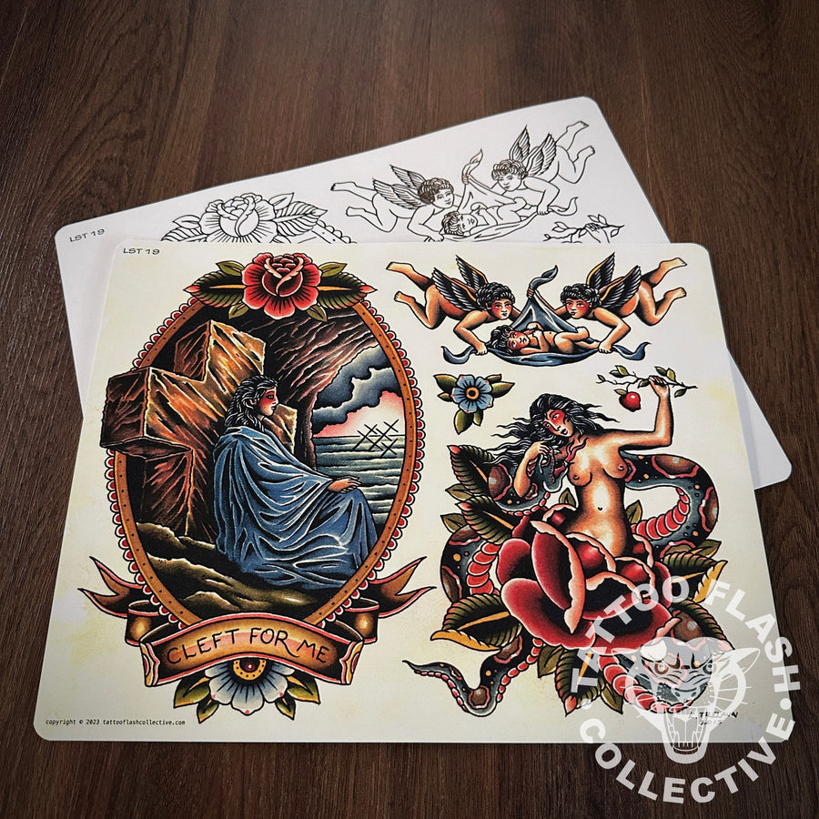 Laurent Trelaun Flash Laurent Trelaun Tattoo Flash #19