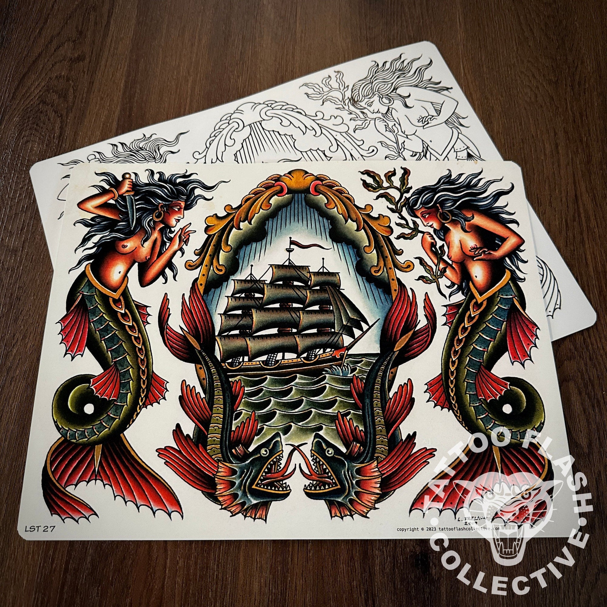 Laurent Trelaun Flash Laurent Trelaun Tattoo Flash #27