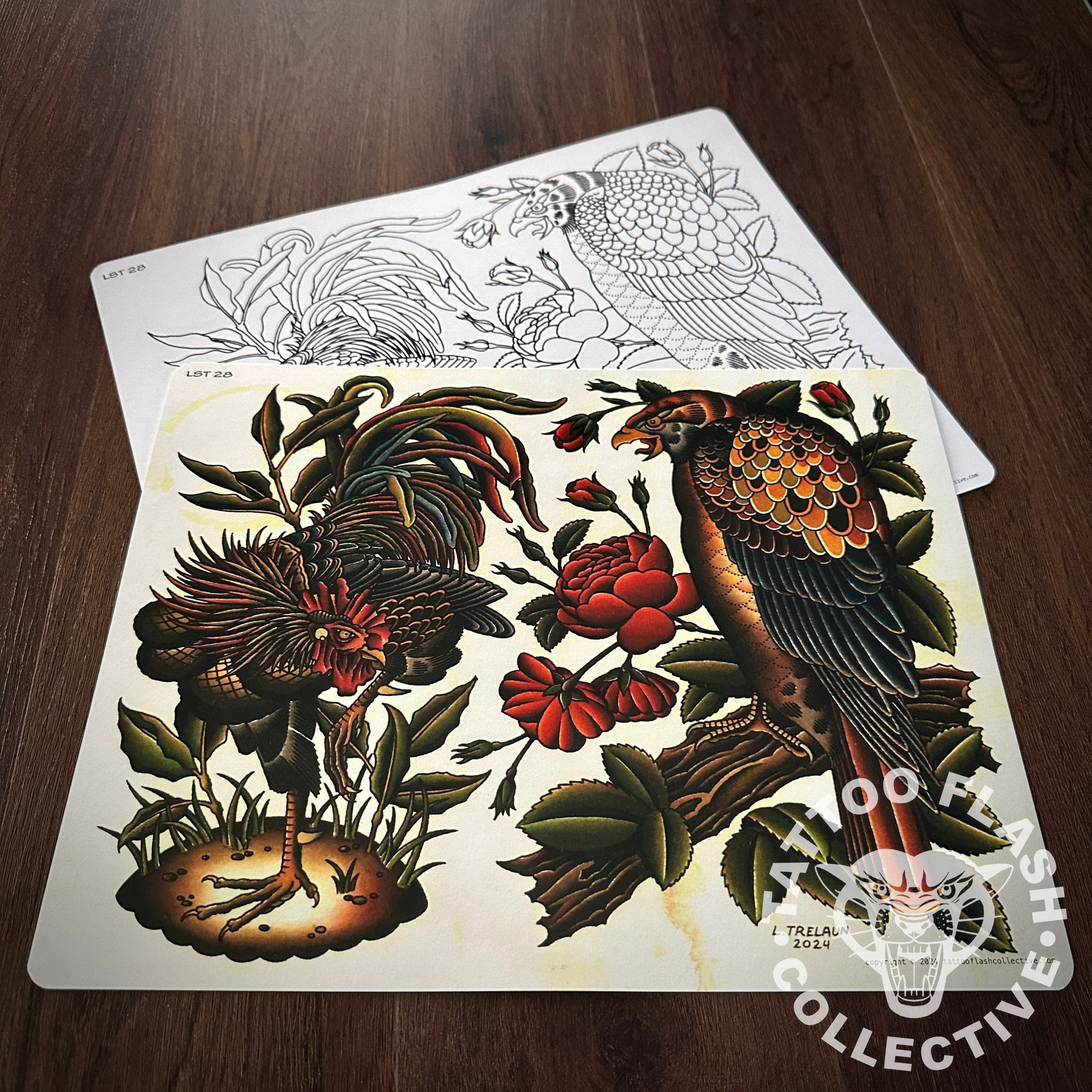 Laurent Trelaun Flash Laurent Trelaun Tattoo Flash #28