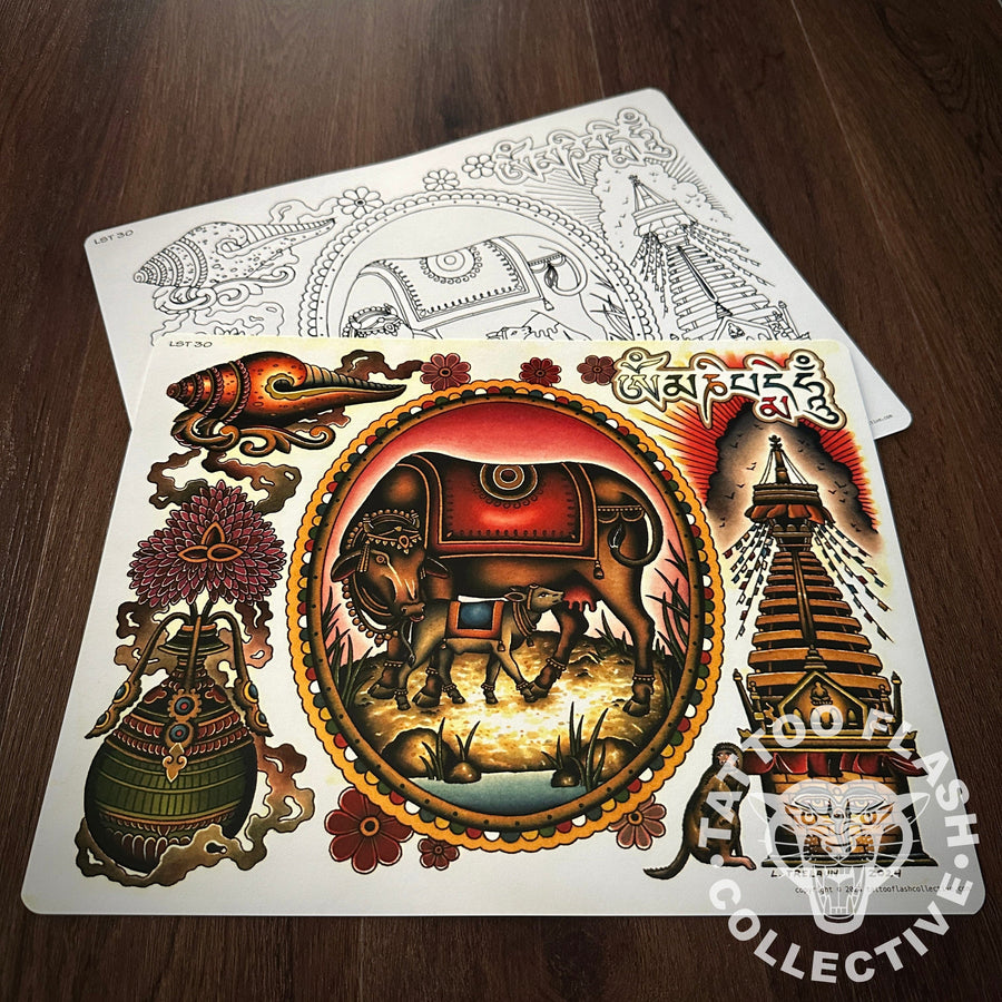 Laurent Trelaun Flash Laurent Trelaun Tattoo Flash #30