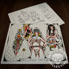 leina okumara Flash Leina Sioux Tattoo Flash #05 (old stock)