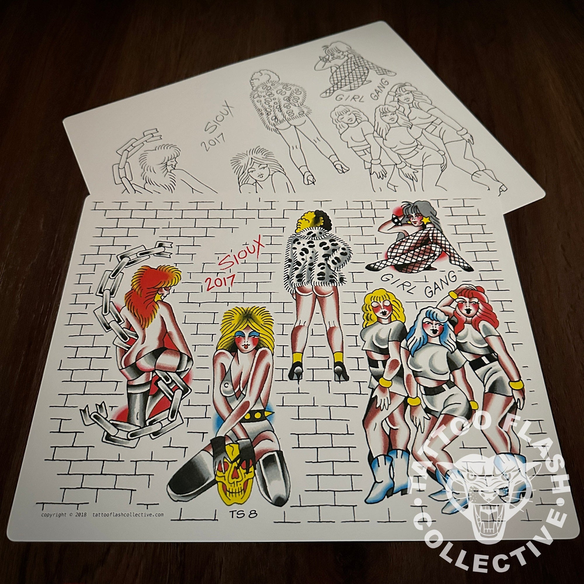 leina okumara Flash Leina Sioux Tattoo Flash #08 (old stock)
