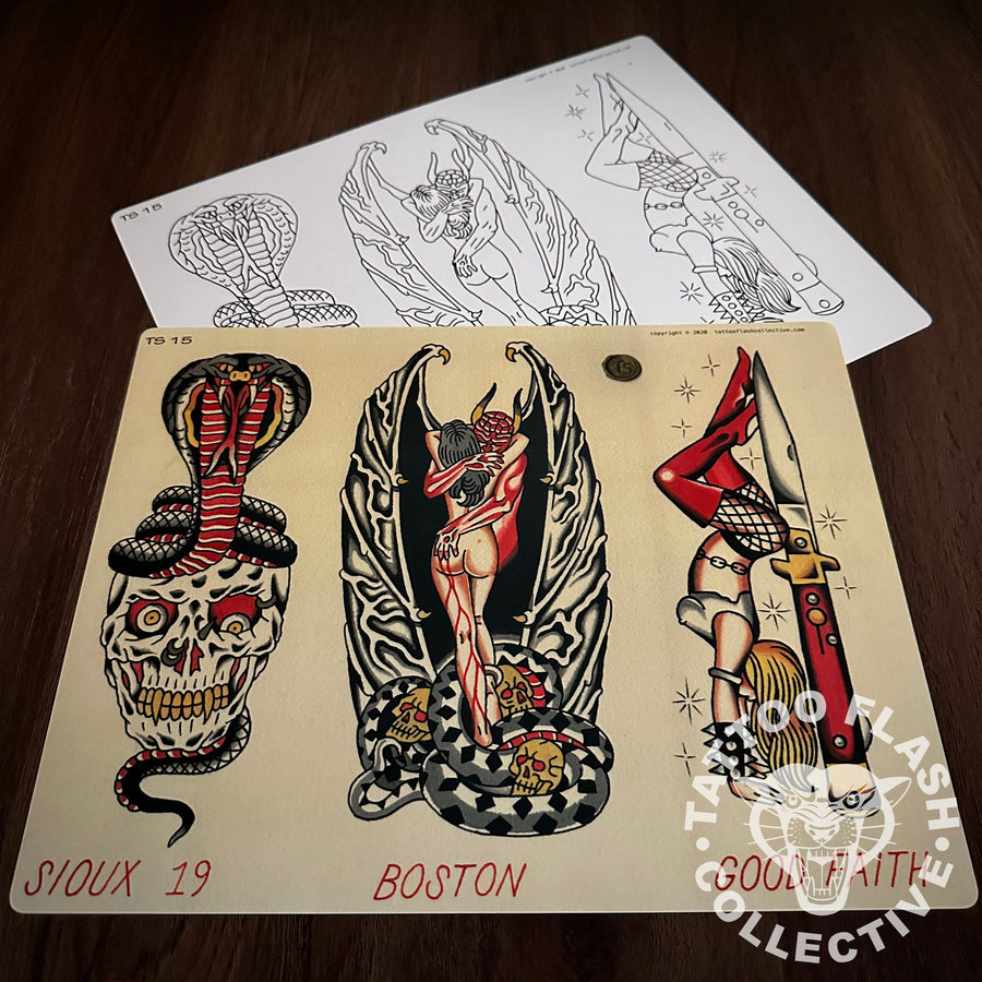 leina okumara Flash Leina Sioux Tattoo Flash #15