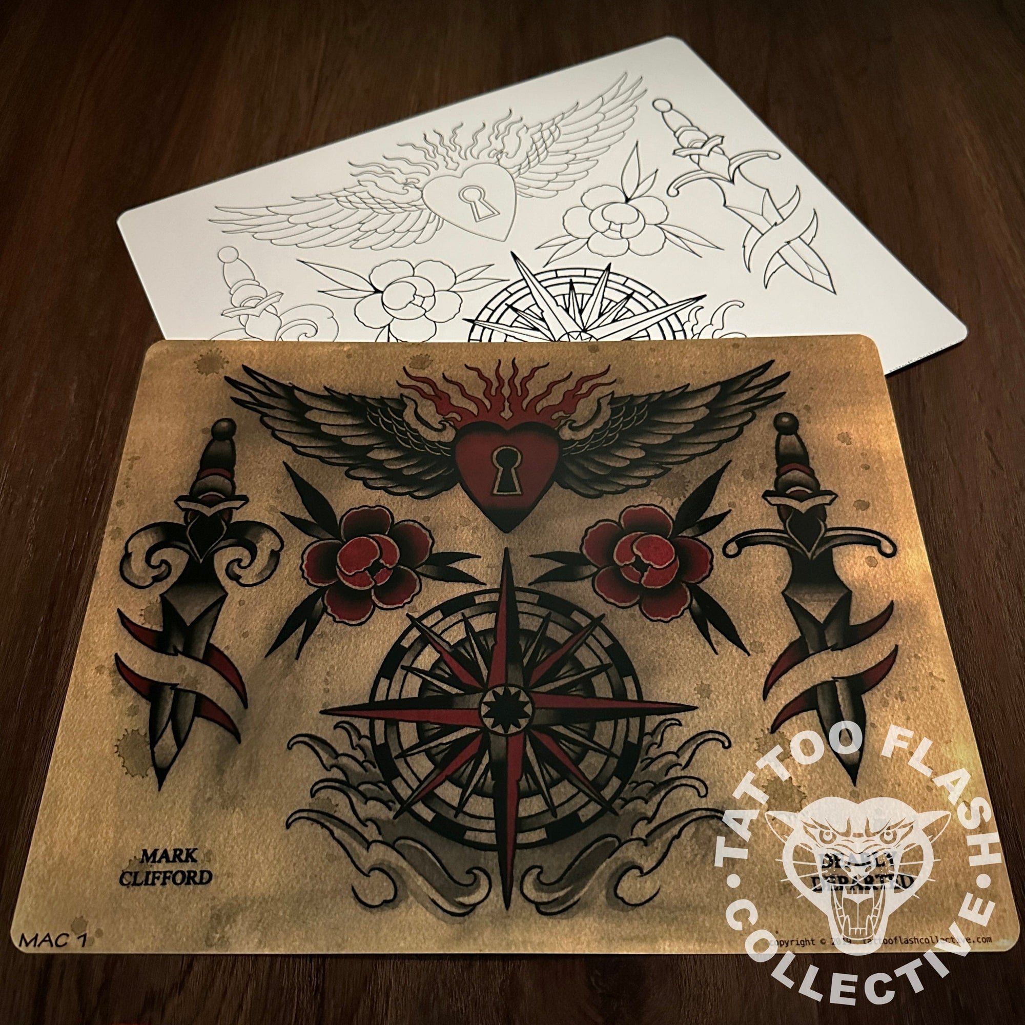 Mark Clifford Flash Mark Clifford Tattoo Flash #01