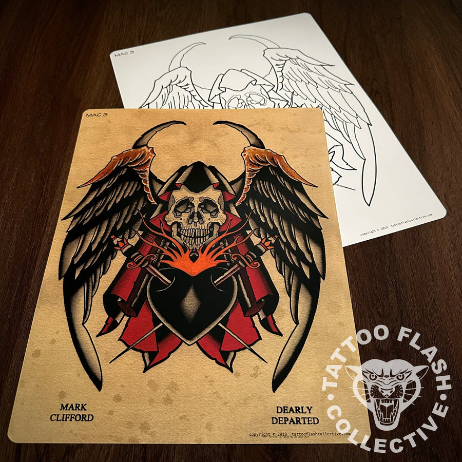 Mark Clifford Flash Mark Clifford Tattoo Flash #03