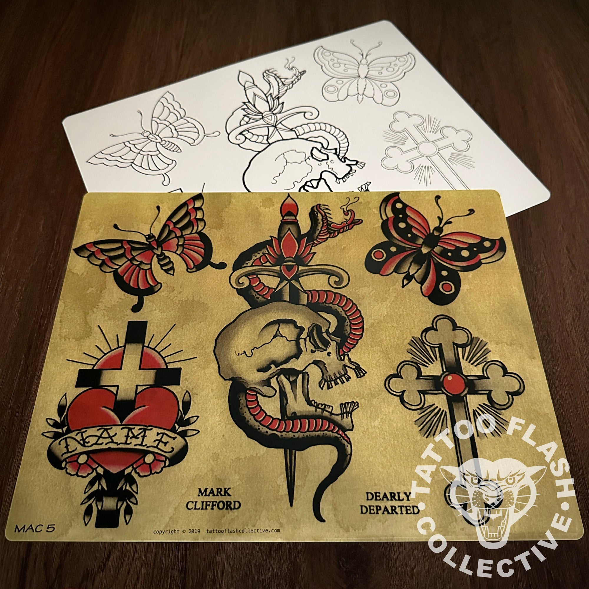 Mark Clifford Flash Mark Clifford Tattoo Flash #05