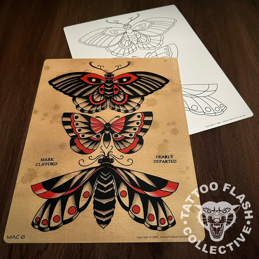 Mark Clifford Flash Mark Clifford Tattoo Flash #06