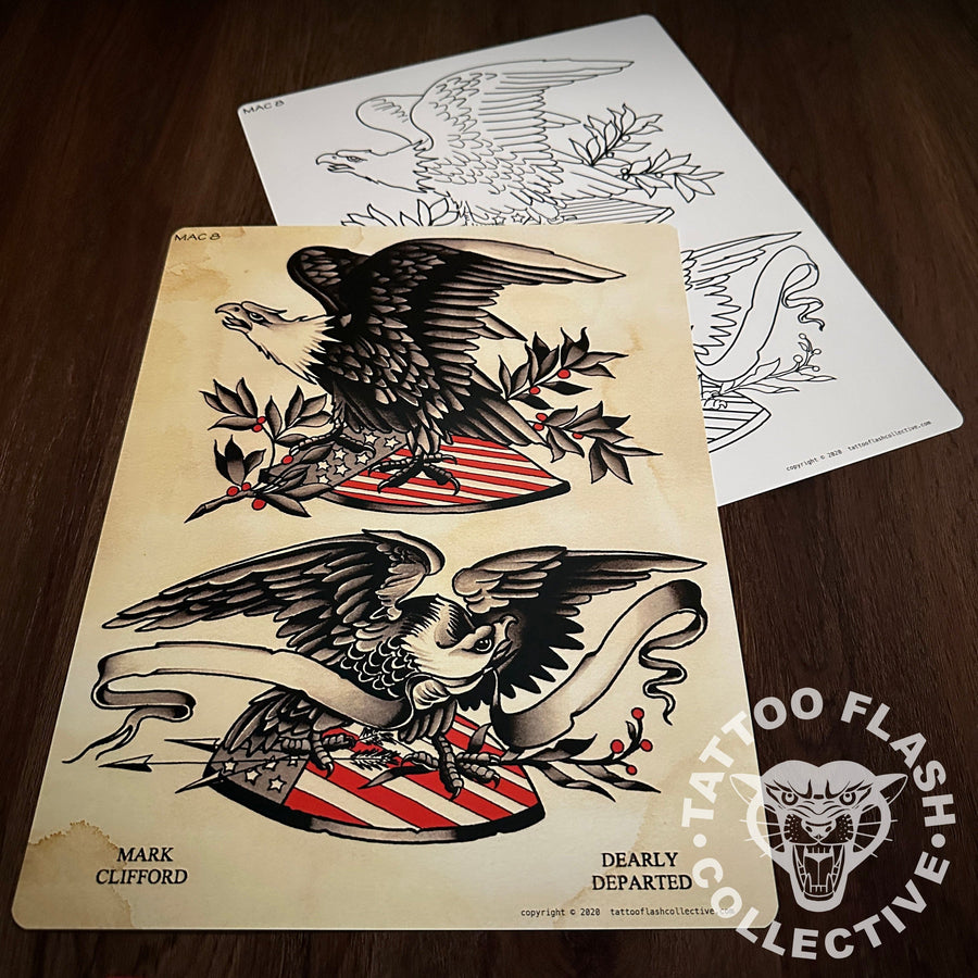 Mark Clifford Flash Mark Clifford Tattoo Flash #08