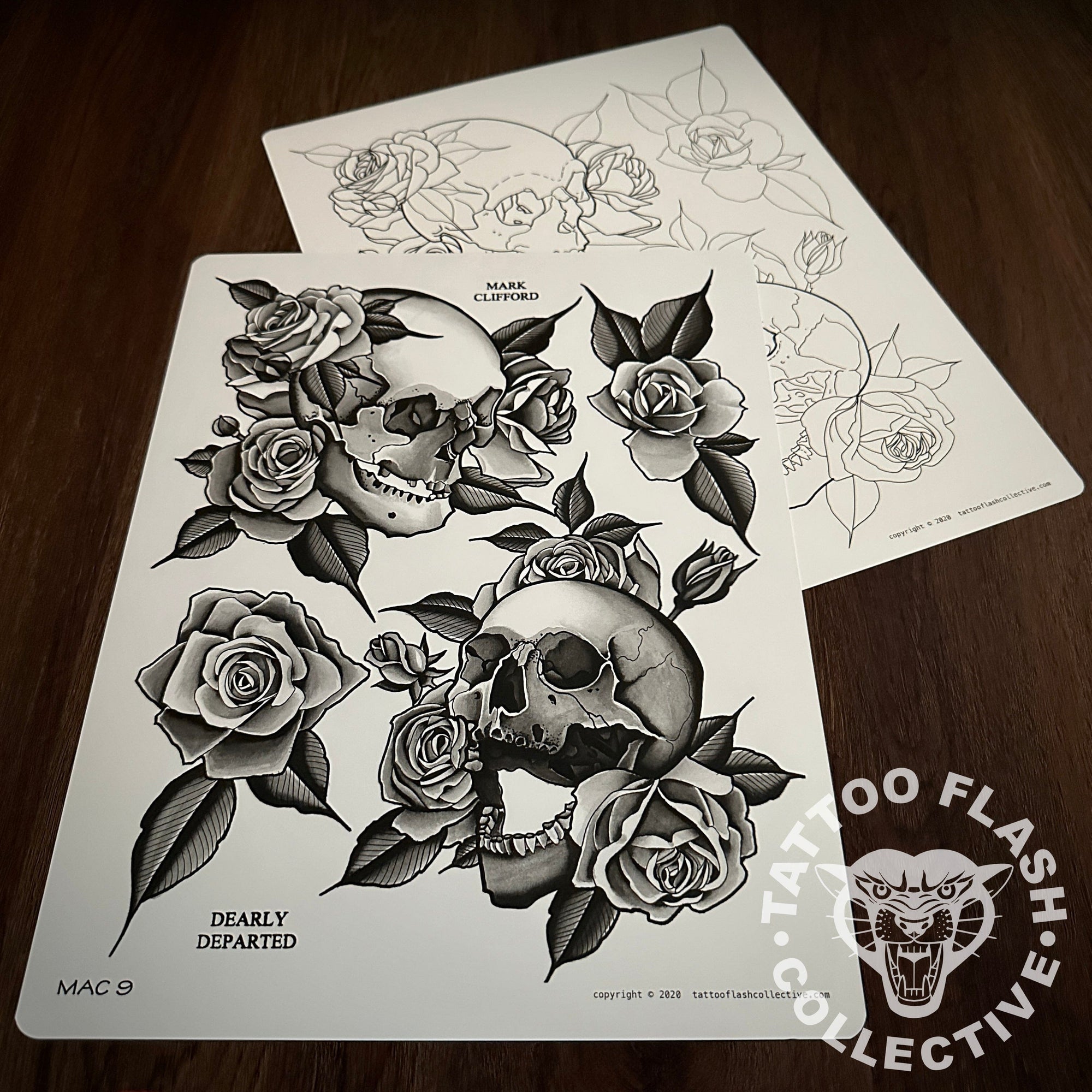 Mark Clifford Flash Mark Clifford Tattoo Flash #09