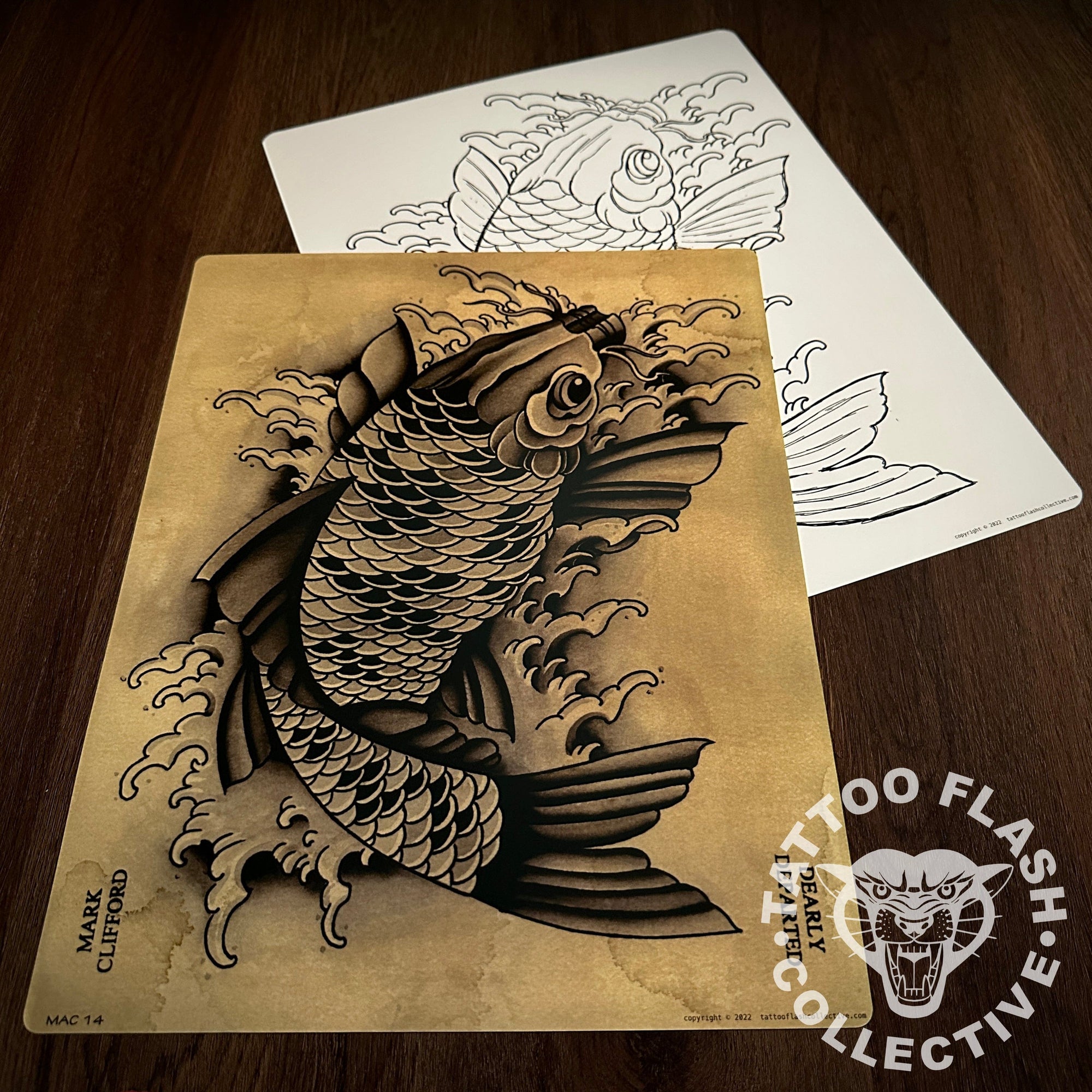 Mark Clifford Flash Mark Clifford Tattoo Flash #14