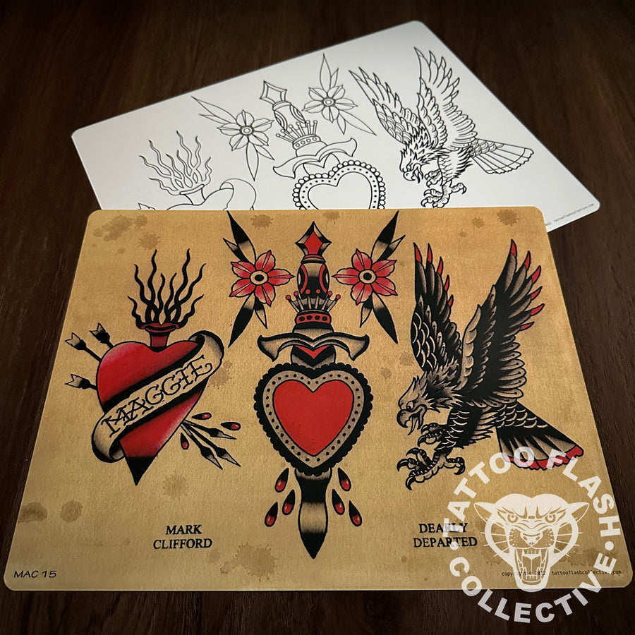 Mark Clifford Flash Mark Clifford Tattoo Flash #15