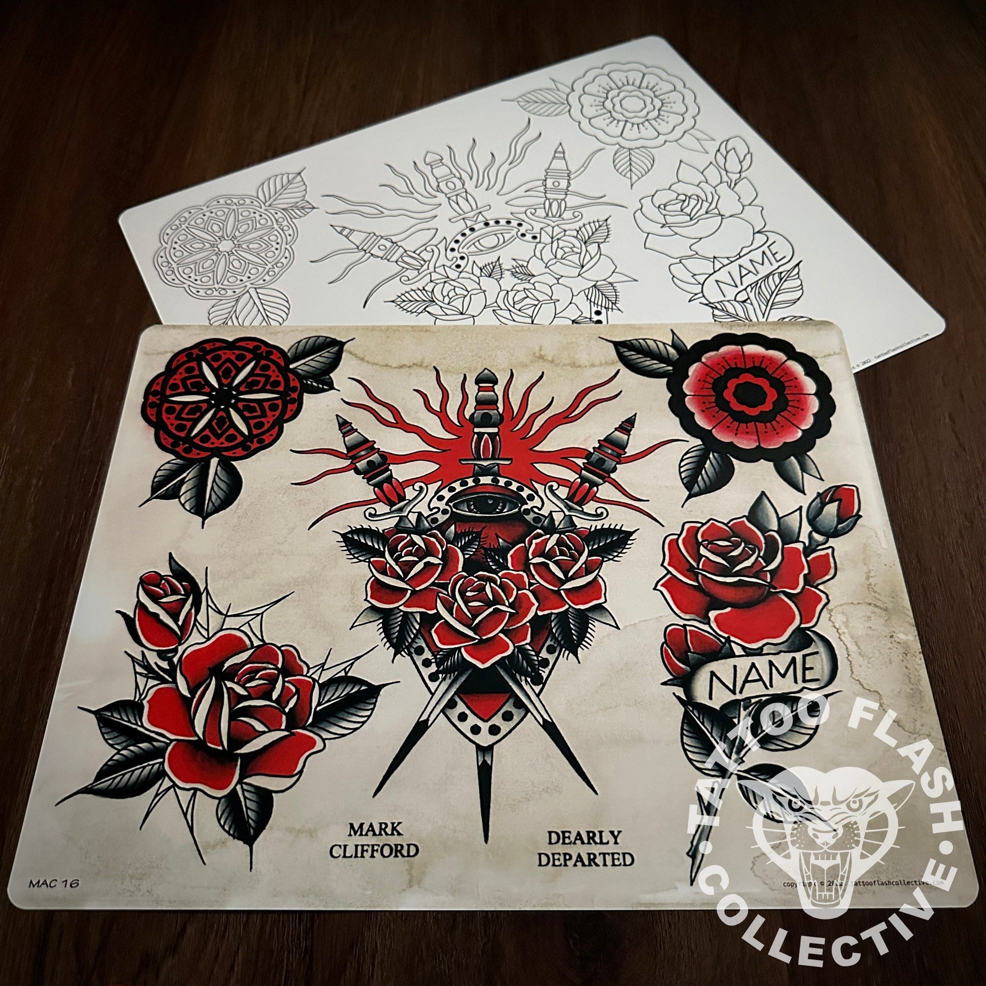 Mark Clifford Flash Mark Clifford Tattoo Flash #16