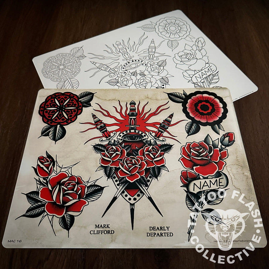 Mark Clifford Flash Mark Clifford Tattoo Flash #16