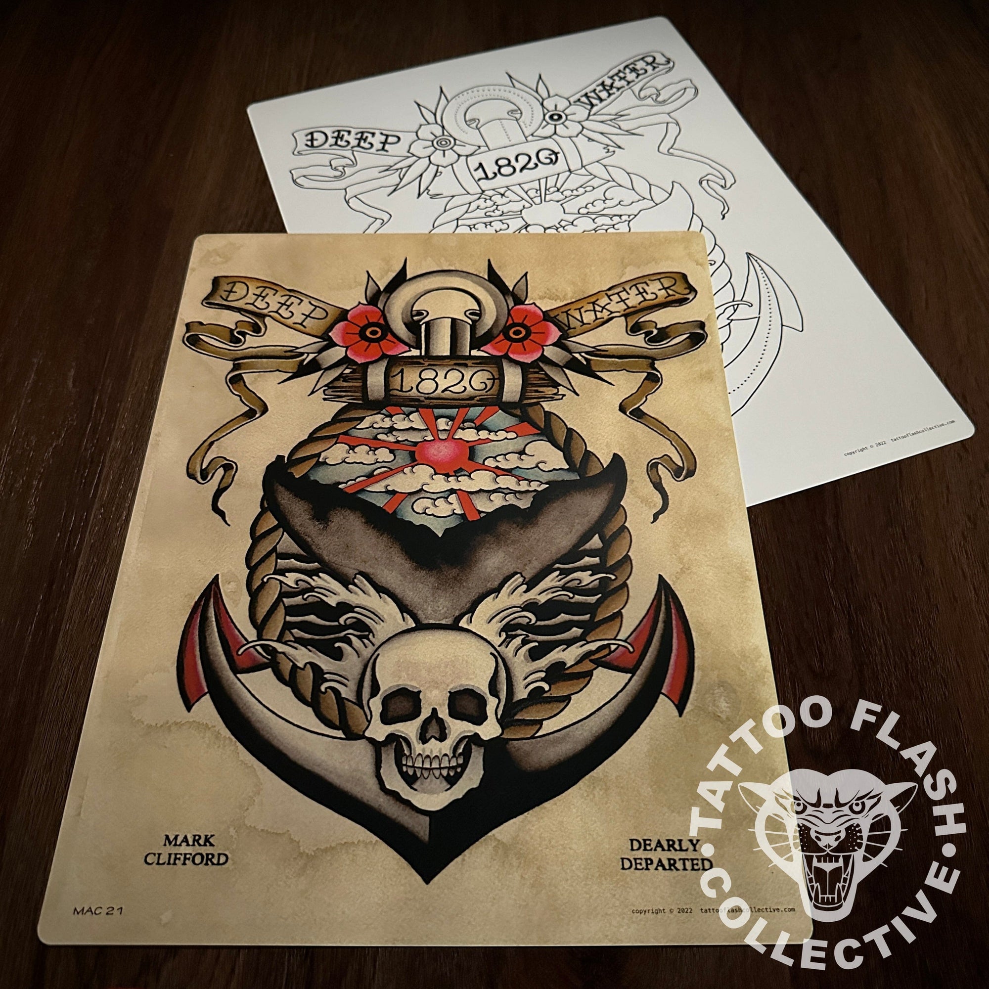 Mark Clifford Flash Mark Clifford Tattoo Flash #21