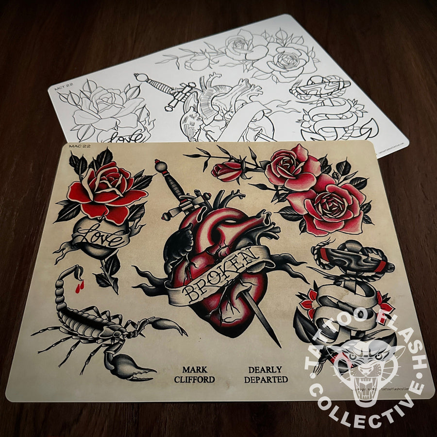 Mark Clifford Flash Mark Clifford Tattoo Flash #22