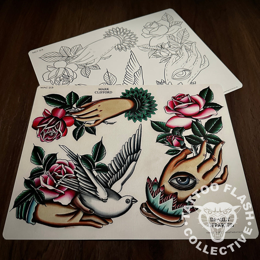 Mark Clifford Flash Mark Clifford Tattoo Flash #23