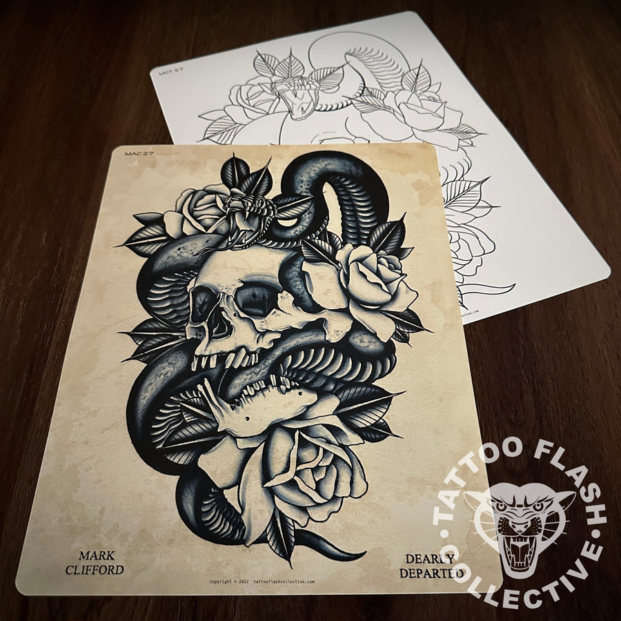 Mark Clifford Flash Mark Clifford Tattoo Flash #27