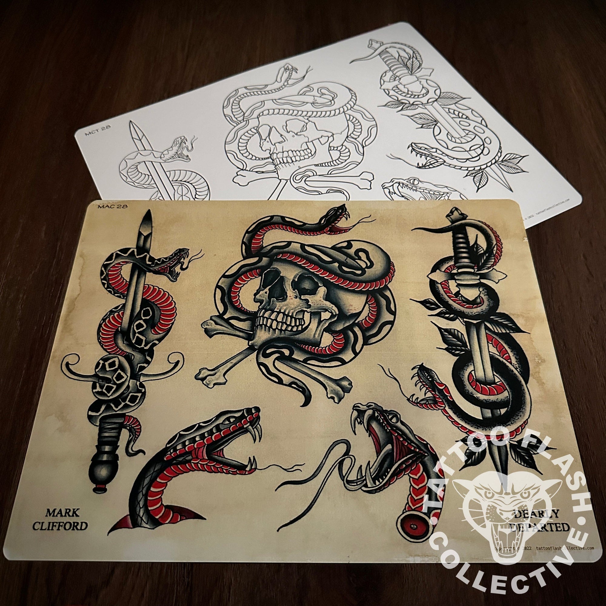 Mark Clifford Flash Mark Clifford Tattoo Flash #28