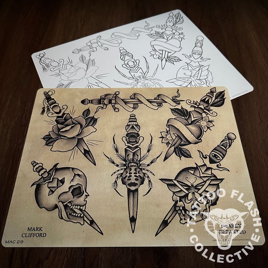 Mark Clifford Flash Mark Clifford Tattoo Flash #29