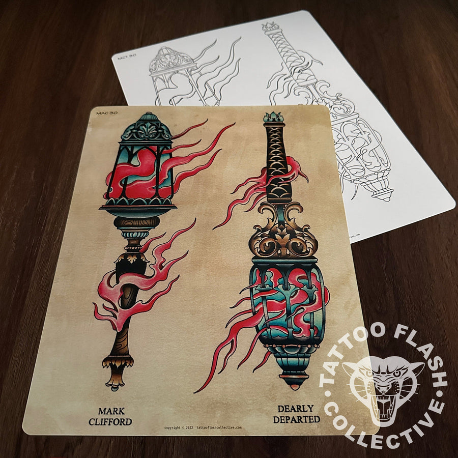 Mark Clifford Flash Mark Clifford Tattoo Flash #30