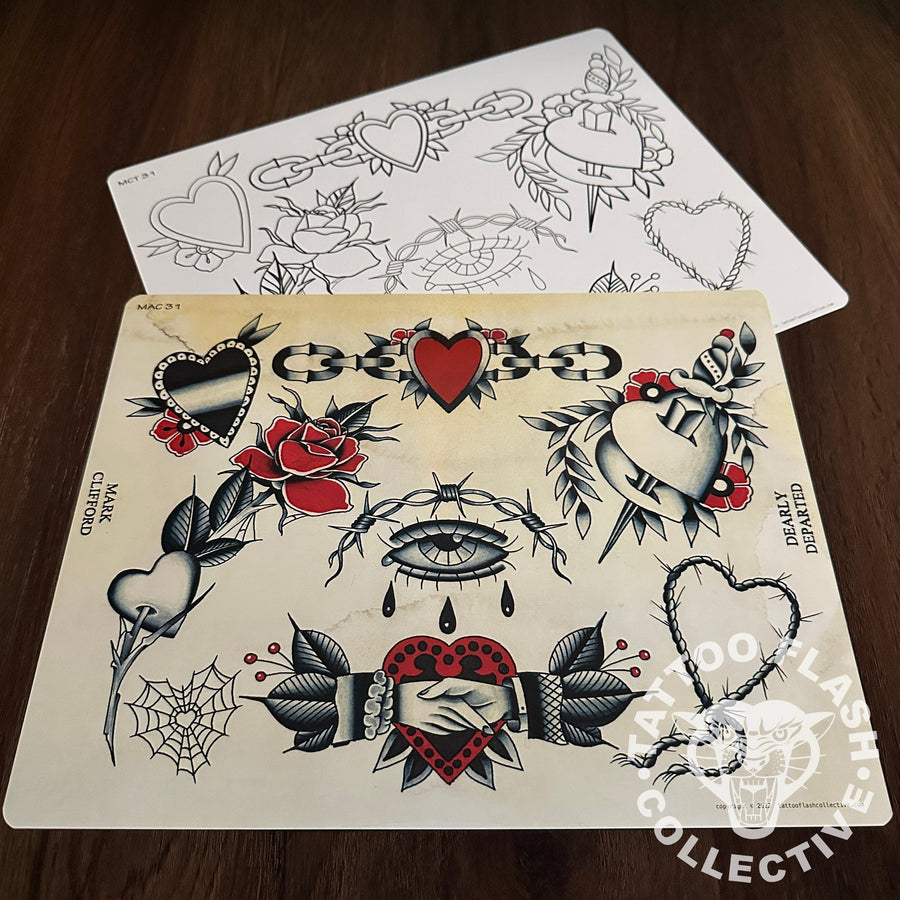 Mark Clifford Flash Mark Clifford Tattoo Flash #31