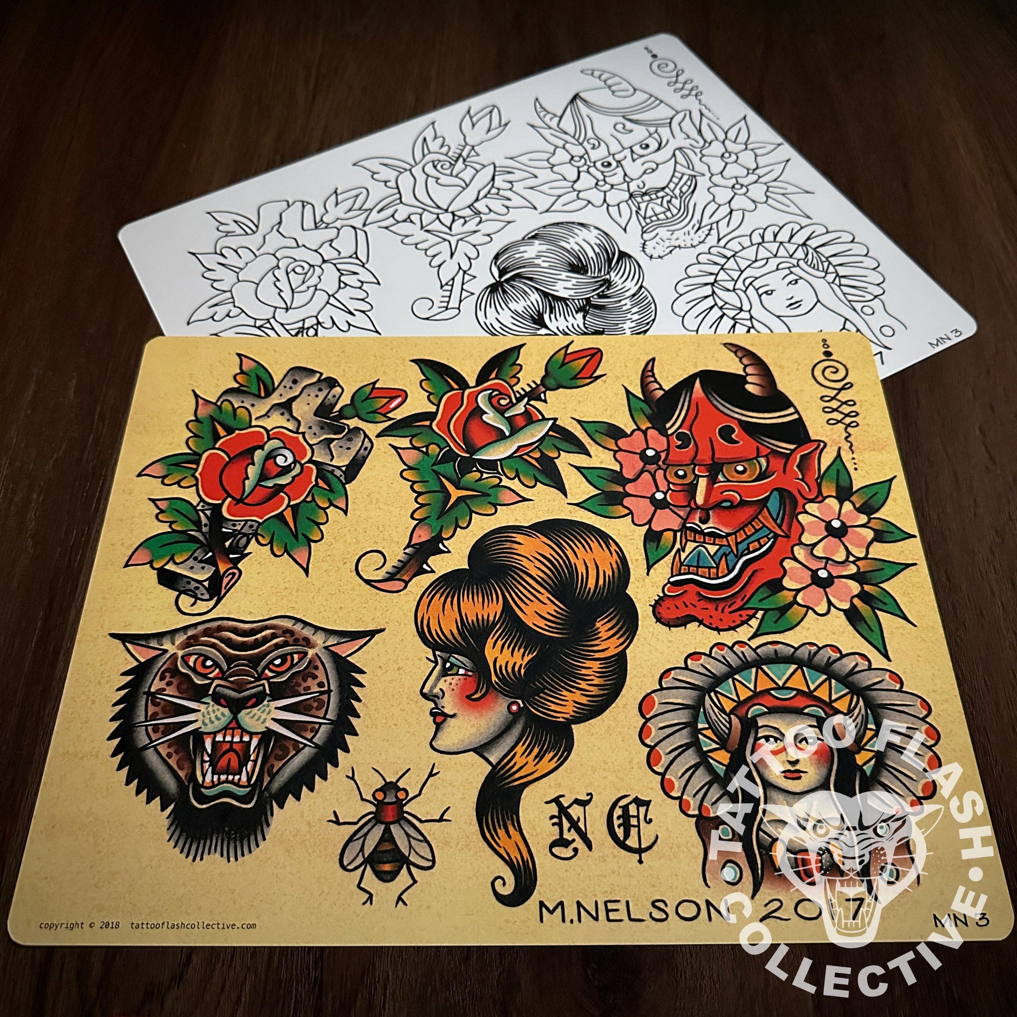 Matt Nelson Flash Matt Nelson Tattoo Flash #03