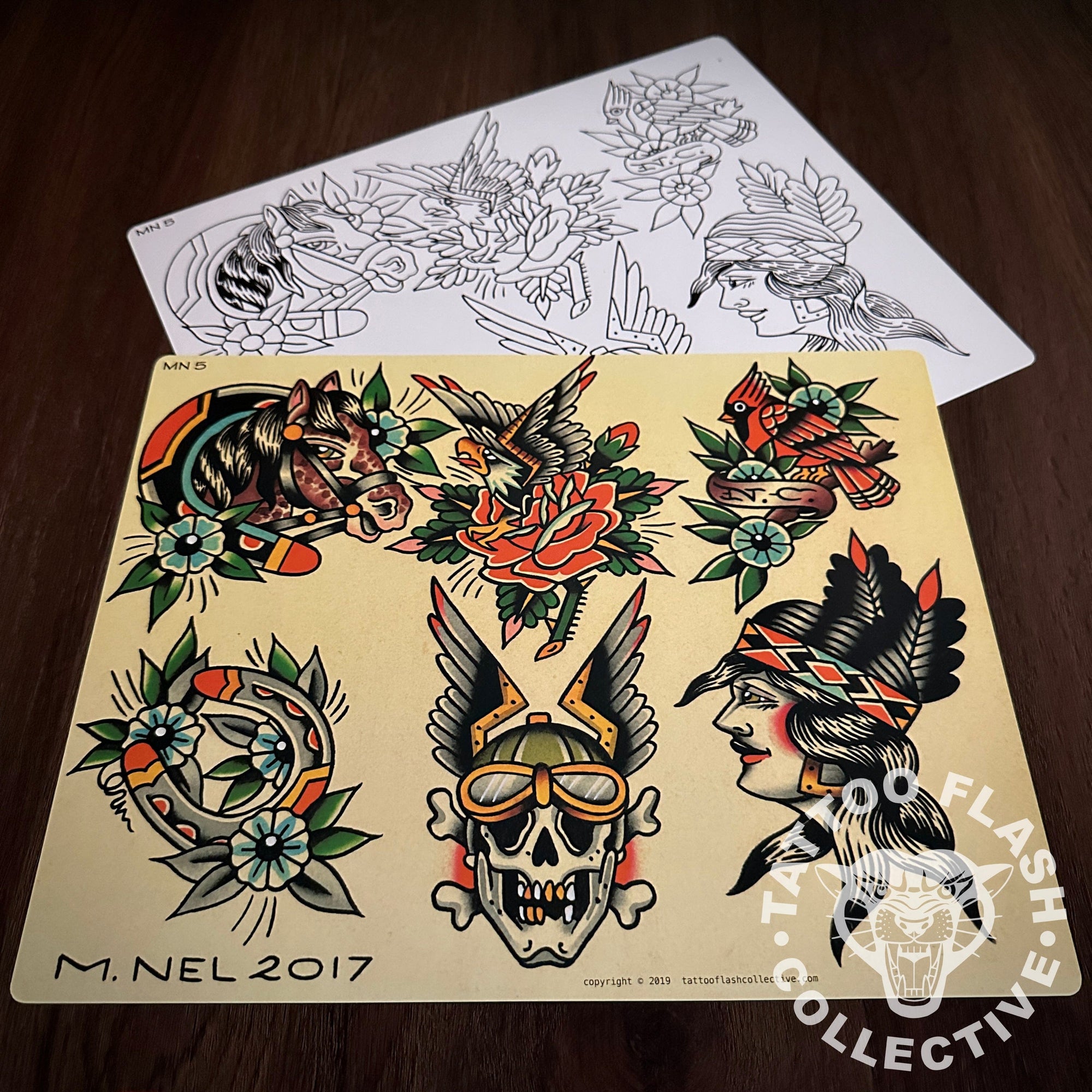 Matt Nelson Flash Matt Nelson Tattoo Flash #05