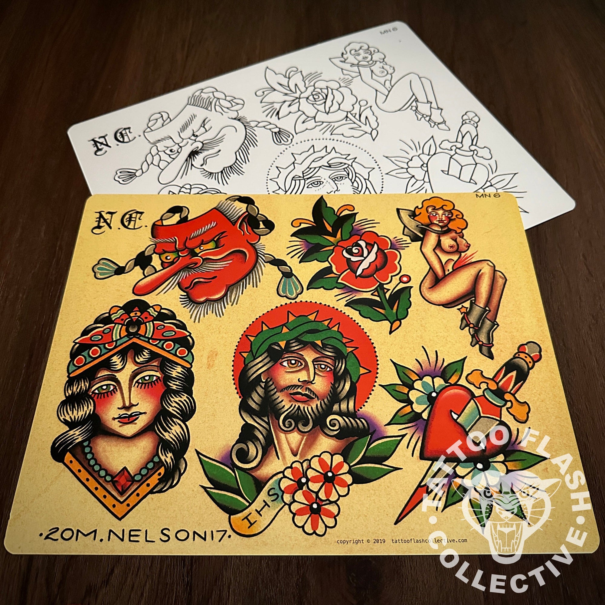 Matt Nelson Flash Matt Nelson Tattoo Flash #06