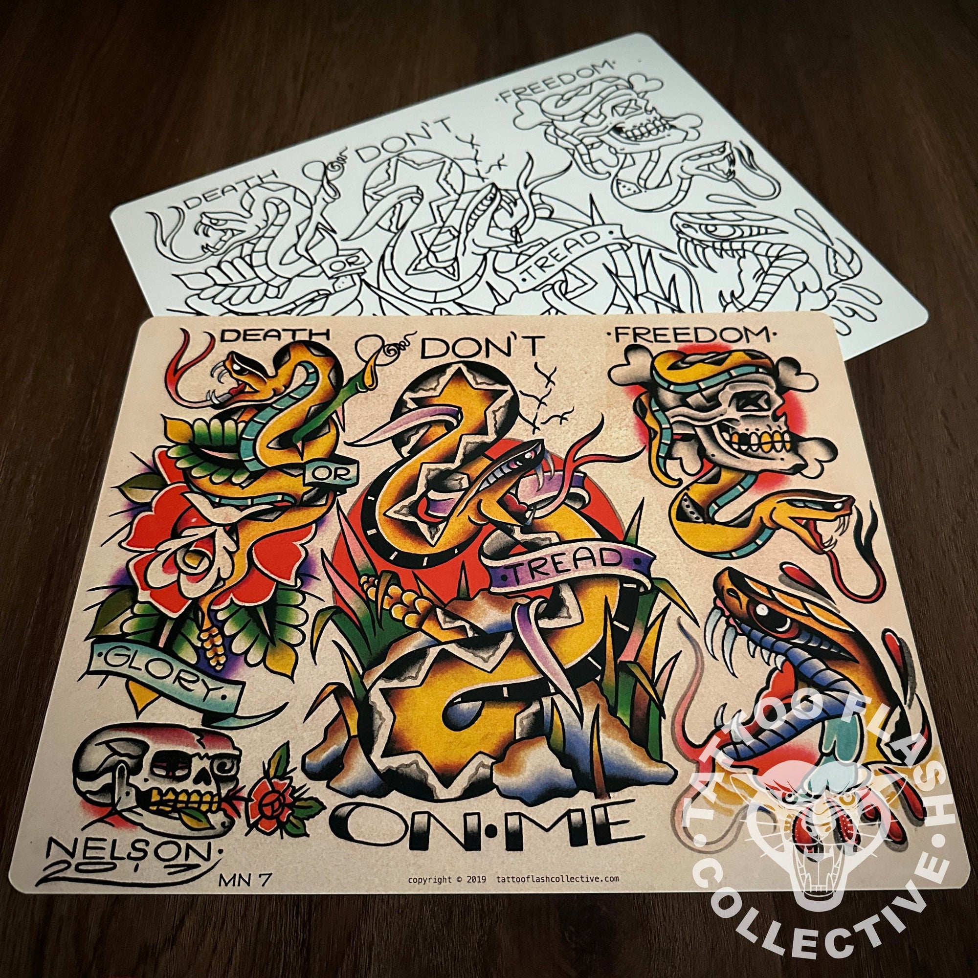 Matt Nelson Flash Matt Nelson Tattoo Flash #07