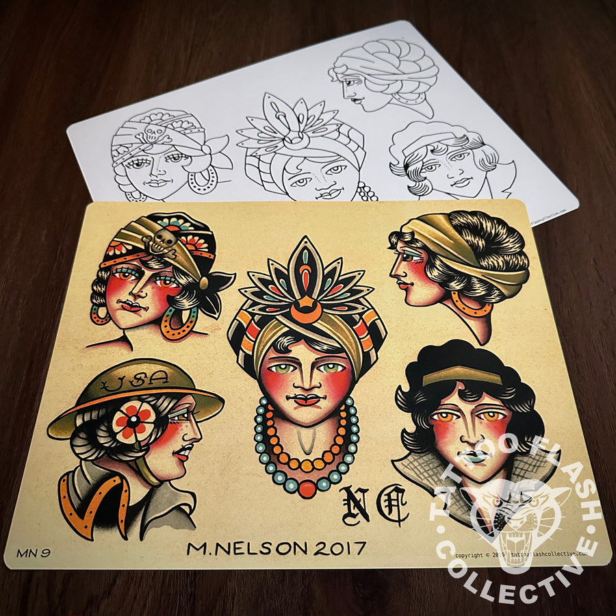 Matt Nelson Flash Matt Nelson Tattoo Flash #09