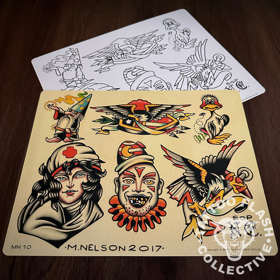 Matt Nelson Flash Matt Nelson Tattoo Flash #10